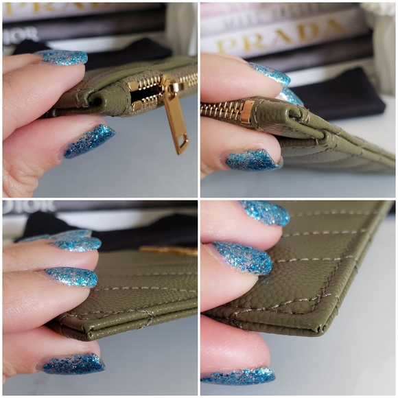 Authentic Pre-owned Yves Saint Laurent Grain De Poudre Bill Pouch Clutch - Picture 11 of 13